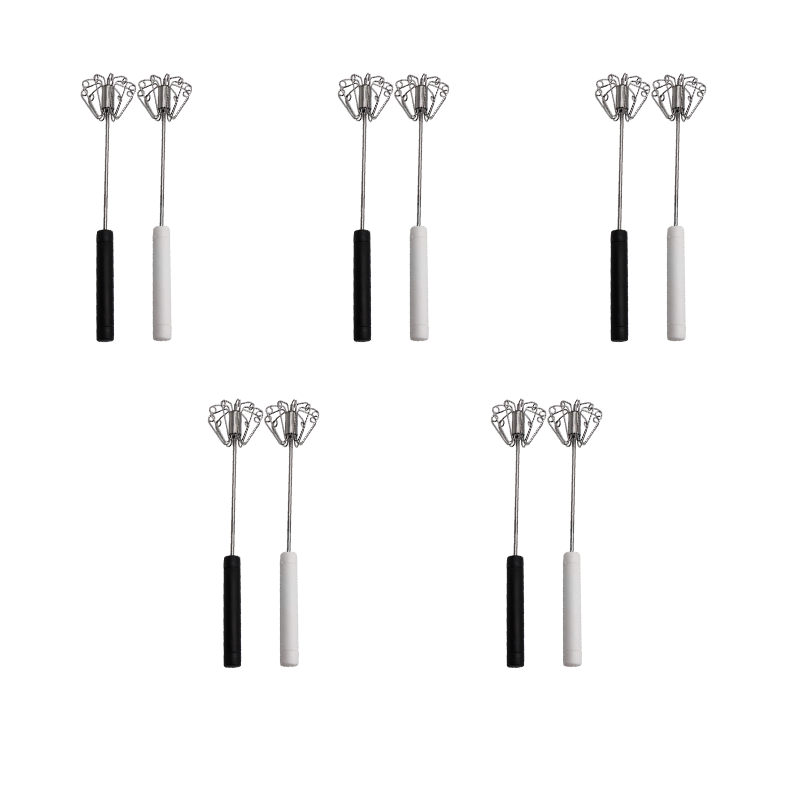 🍳Ein praktischer Helfer in der Küche! Druckquirl mit rutschfestem Griff, aus rostfreiem und strapazierfähigem Edelstahl – und das zu einem günstigen Preis!