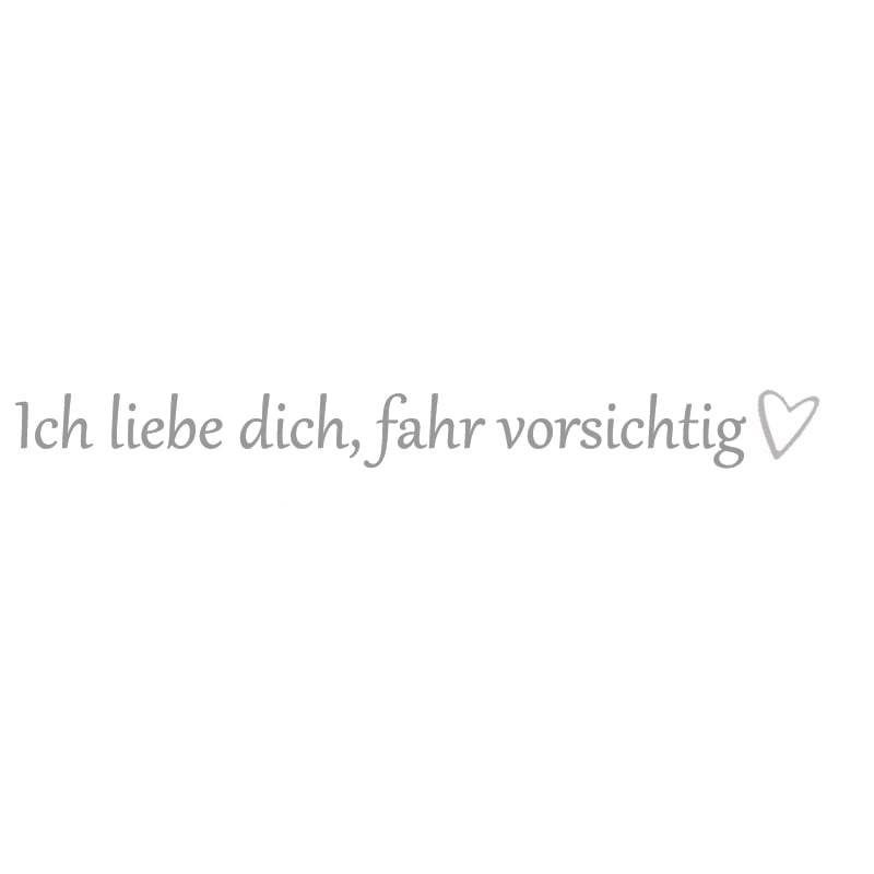 ✨1 KAUFEN, 1 GRATIS💓 „Ich liebe dich, fahr vorsichtig“-Aufkleber (4 Stück)