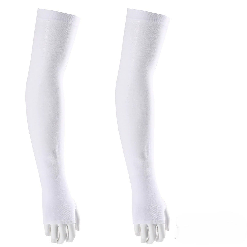 ☀️ Kühlende UV-Armstulpen mit UPF 50+ 🧊 | Hochdehnbares Kompressionsmaterial | Atmungsaktive UV-Schutz-Armstulpen für Damen und Herren