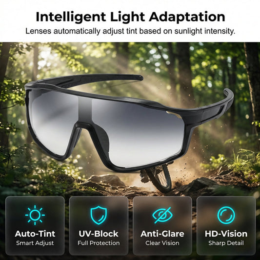 🟌🌟Neu im Jahr 2026: Bis zu 50 % Rabatt!🌟 Photochrome Sportbrillen für den Außenbereich