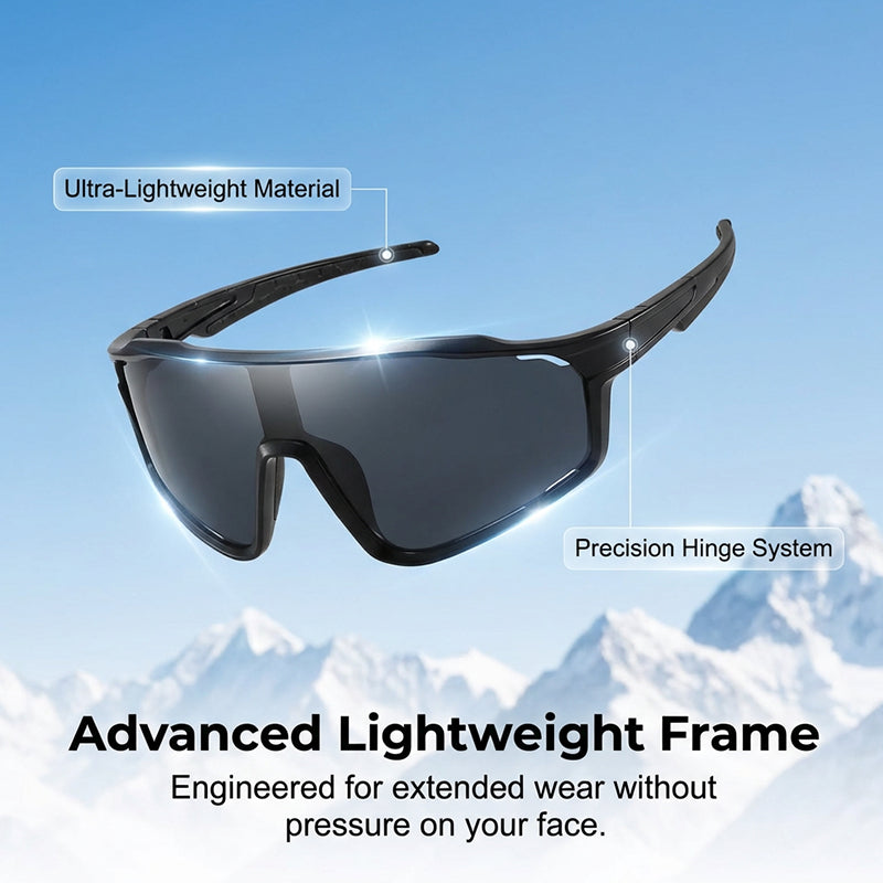 🟌🌟Neu im Jahr 2026: Bis zu 50 % Rabatt!🌟 Photochrome Sportbrillen für den Außenbereich