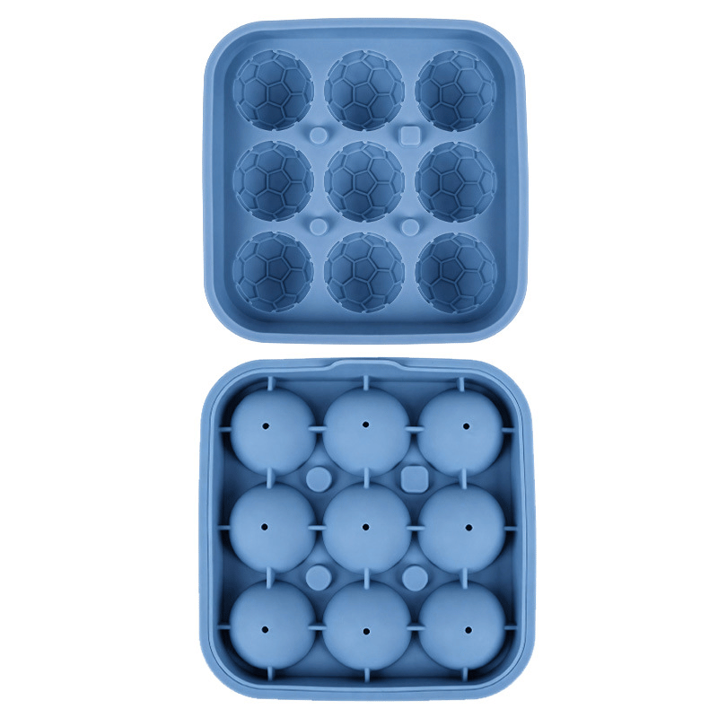 Silikon-Eiswürfelform in Fußballform