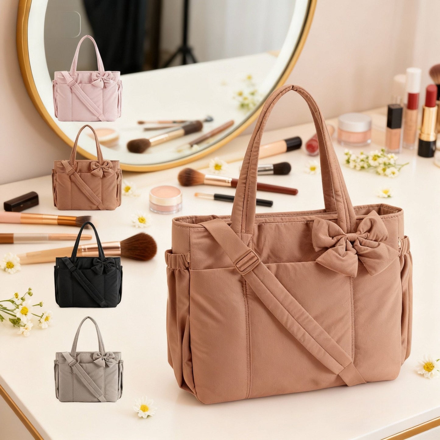 🎀 Bow-knot handbag (lightweight version), designed specifically for women.