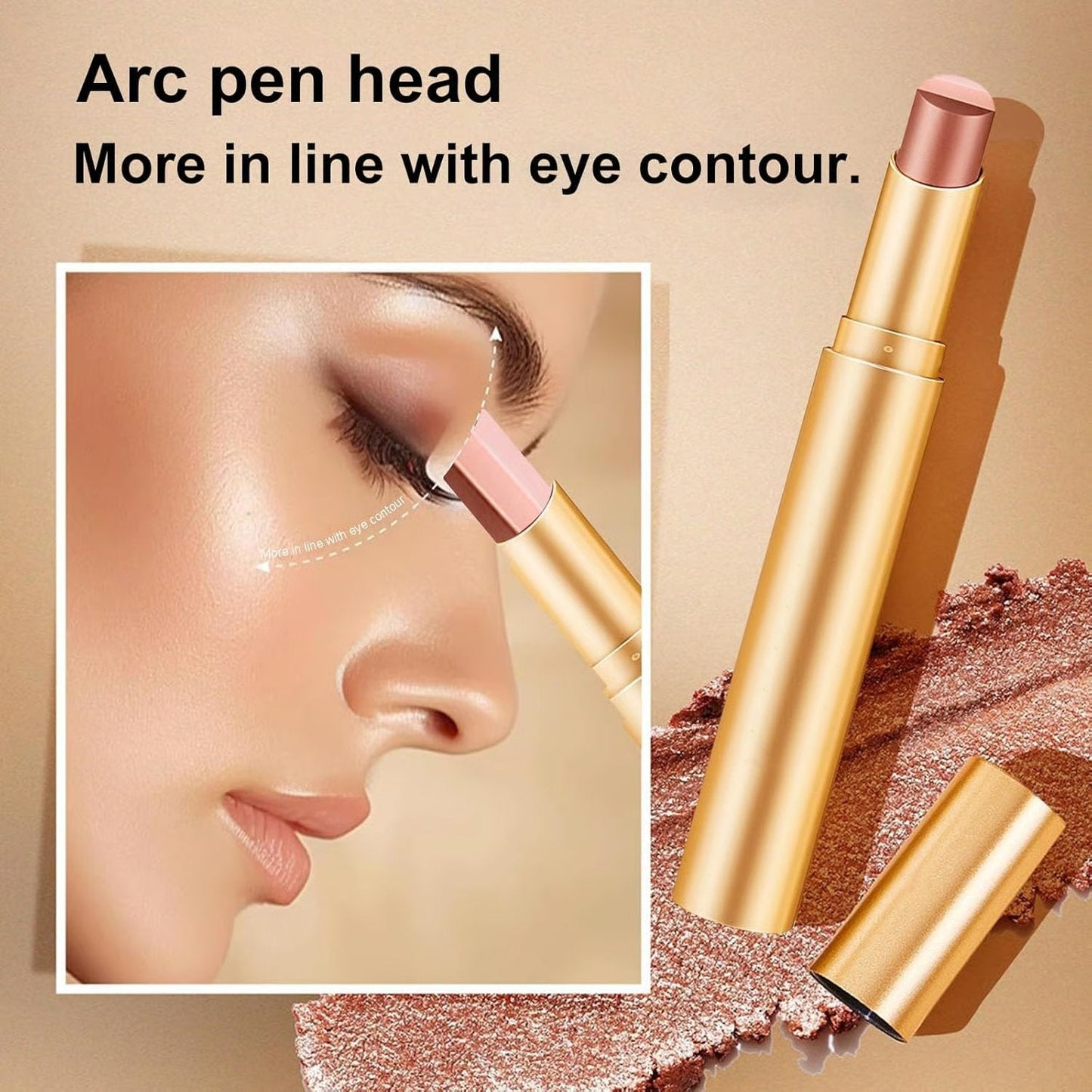 ✨3-Farben-Creme-Lidschattenstift | Geschmeidig und leicht zu verblenden