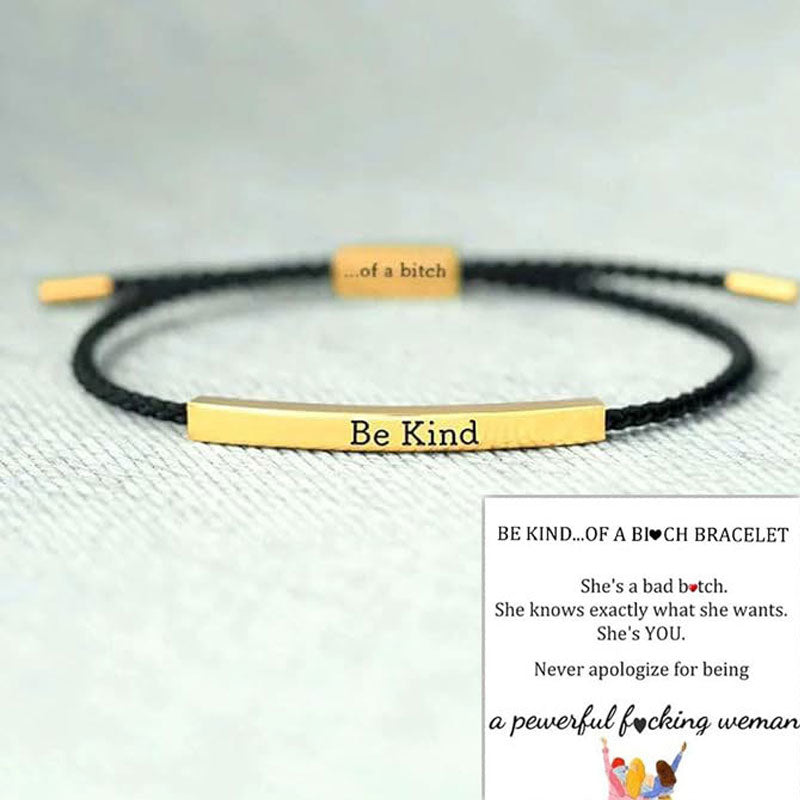 ✨📿 Gewebtes Edelstahlarmband – Motivations- und Inspirationsarmband mit abnehmbarem Aufdruck! ✨🦾