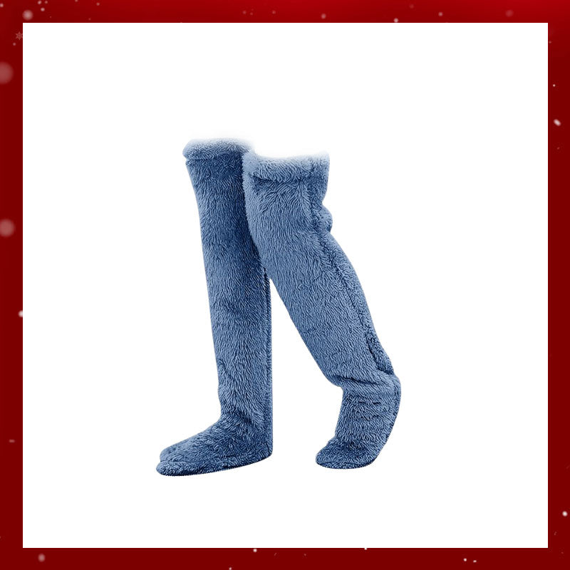 Kniestrümpfe aus Gänsedaunen für Weihnachten