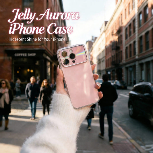 Jelly Aurora iPhone Case – Iridescent Shine for Your iPhone