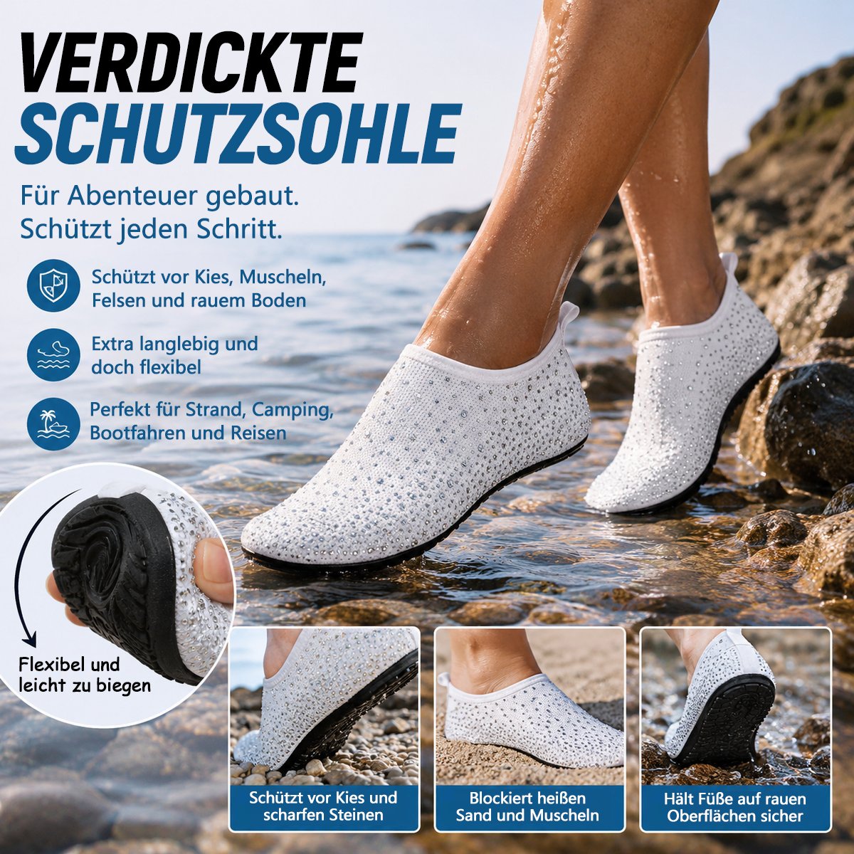 🏄‍♂️ Sommer-Abenteuer-Wasserschuhe – Barfußgefühl, voller Schutz