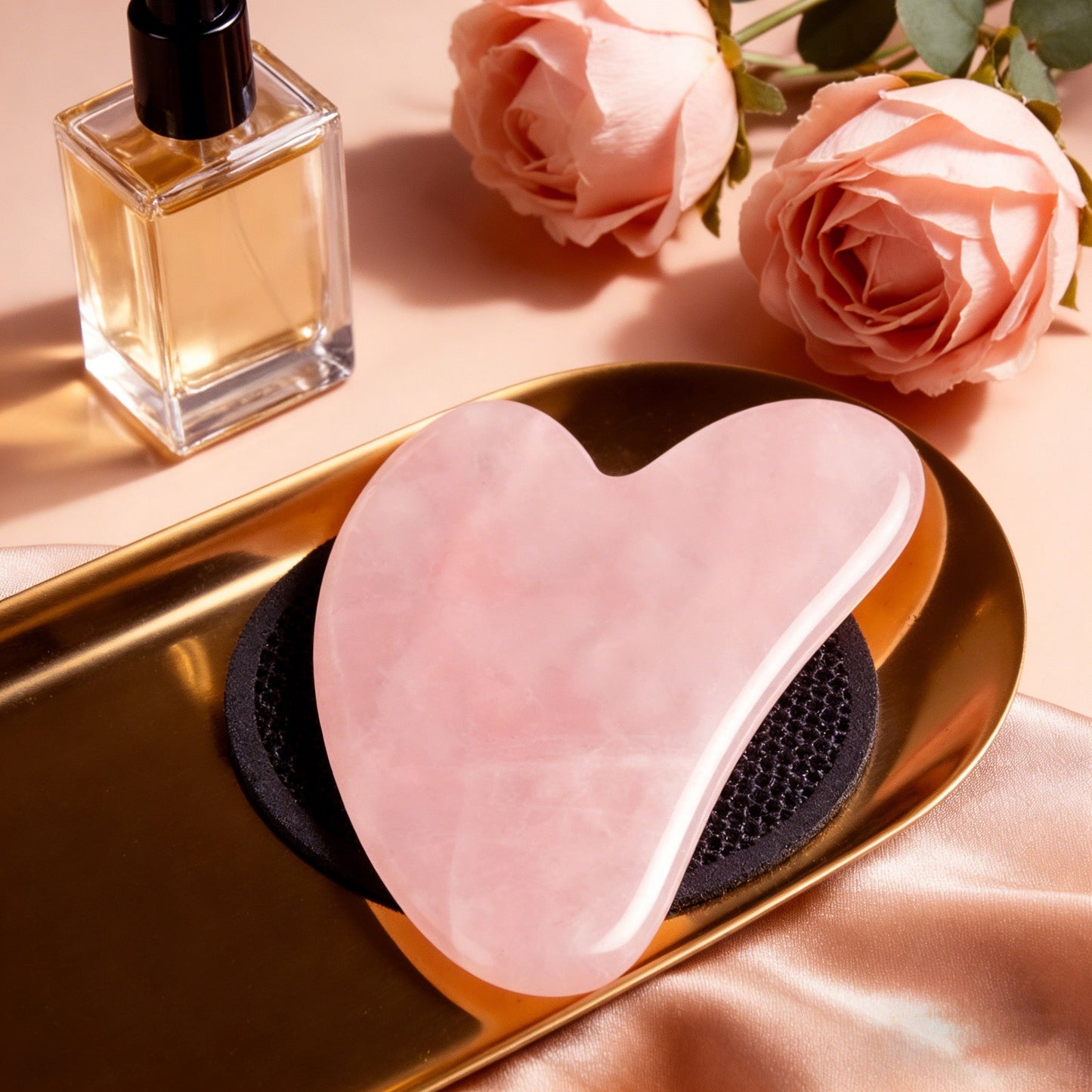 🔥Kaufen Sie 1, erhalten Sie 1 gratis💖 Gua-Sha-Massagegerät aus Naturkristall in Herzform – Gua-Sha-Werkzeug für den ganzen Körper, für Gesicht, Hals und Körpe