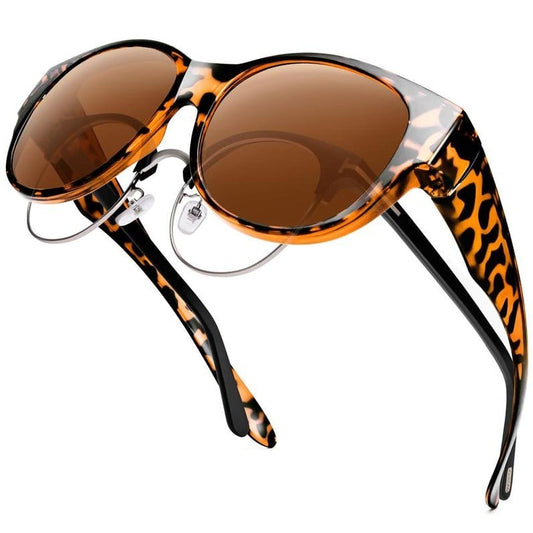 🕶 Neue Sonnenbrille im Cat-Eye-Stil in Übergröße, mit polarisierten Gläsern und UV400-Schutz
