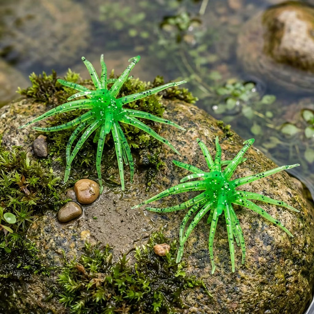 20 Stück Creature Bait-Würfelköder für das Bassangel
