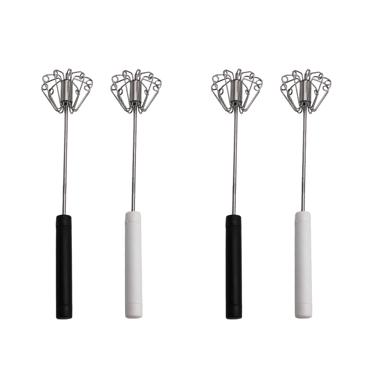 🍳Ein praktischer Helfer in der Küche! Druckquirl mit rutschfestem Griff, aus rostfreiem und strapazierfähigem Edelstahl – und das zu einem günstigen Preis!