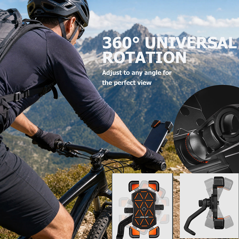 🚲Vibrationsarme 4-Klauen-Fahrrad-Handyhalterung
