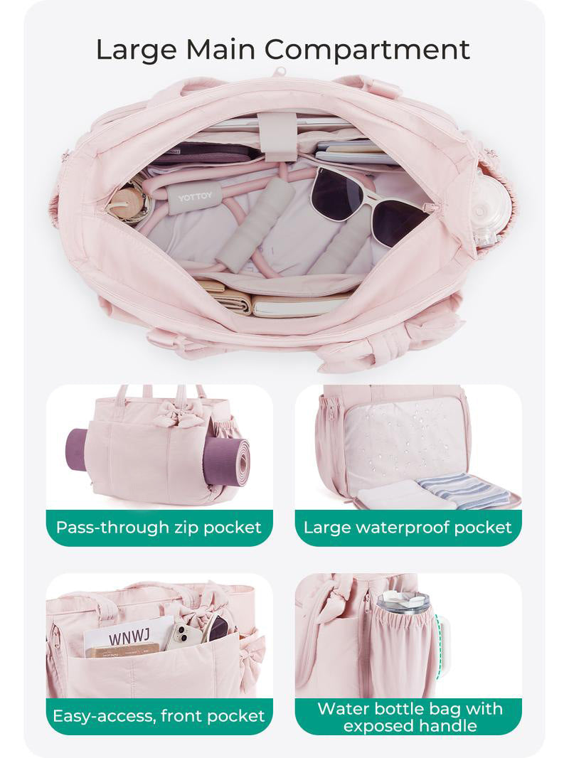 🎀 Bow-knot handbag (lightweight version), designed specifically for women.