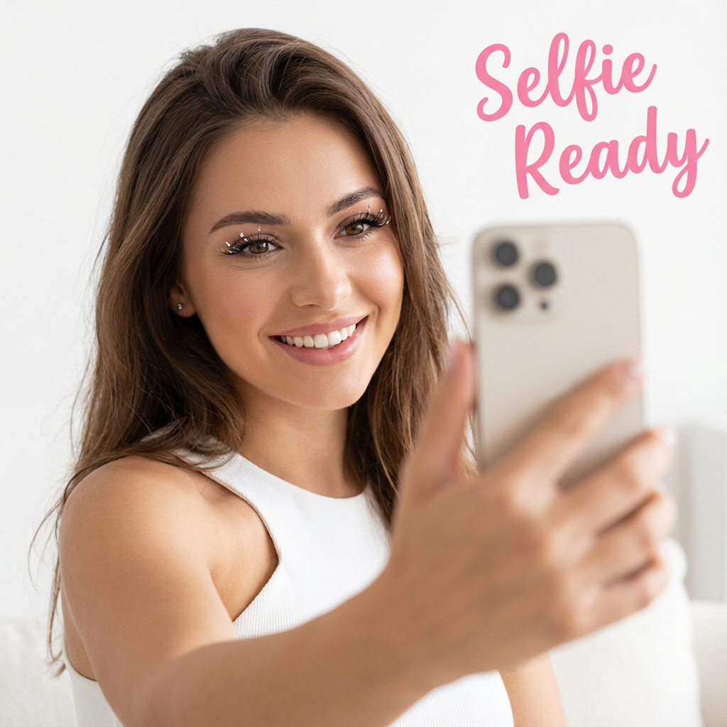 Funkelnde Diamant-Kunstwimpern