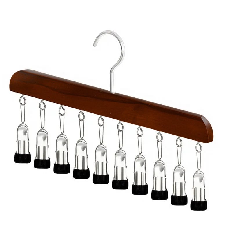Kleiderschrank-Organizer mit 10 Clips – Platzsparender Hänge-Kleiderschrank-Organizer