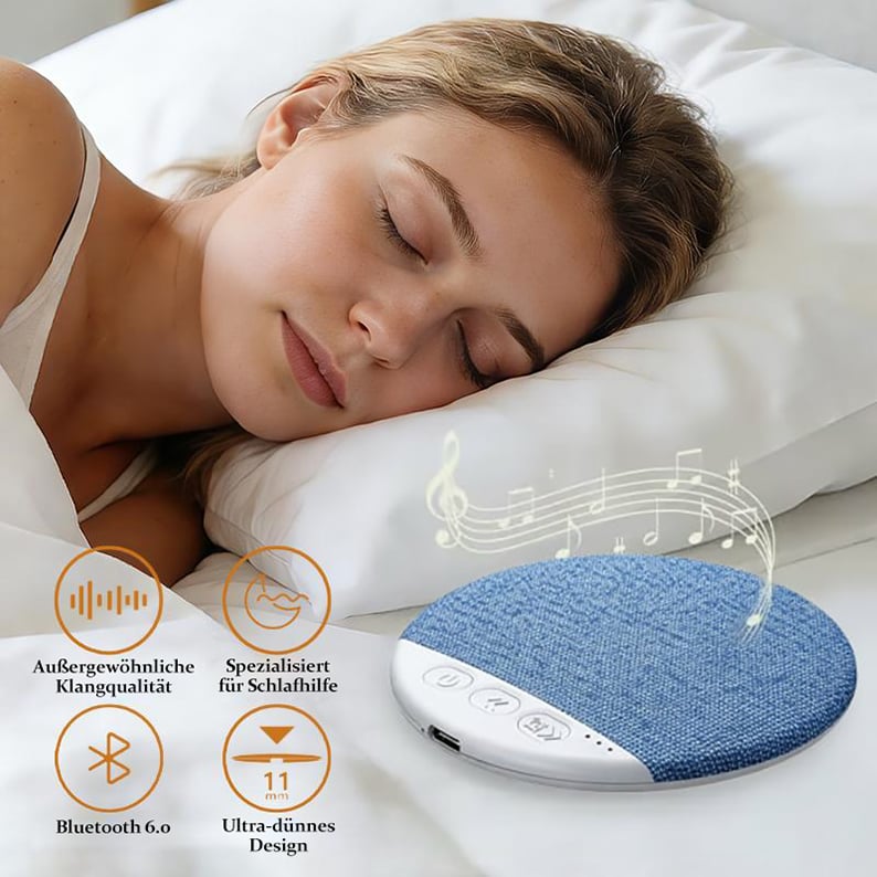 🔥S1 Ultradünner Bluetooth-Kissenlautsprecher mit Bluetooth 5,4 und Knochenleitungstechnologie