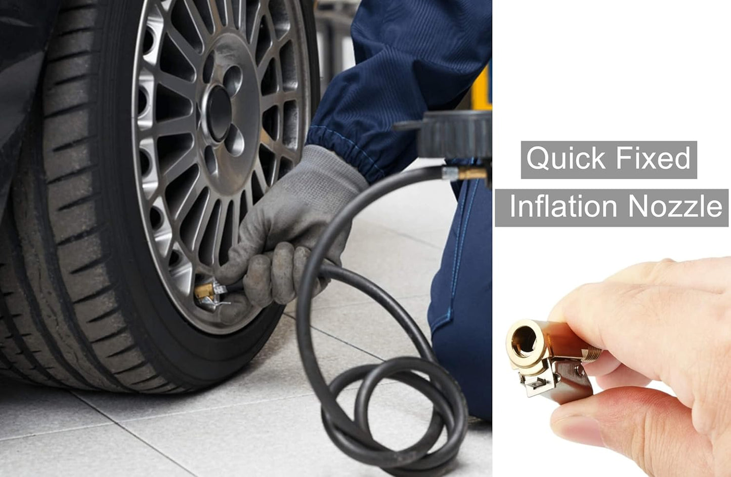 🔥Letzter Tag mit 49 % Rabatt🔥 – 2er-Pack mit 8-mm-Luftfutter für Reifen mit Clip-Adapter