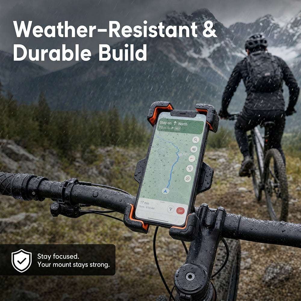 🚲Vibrationsarme 4-Klauen-Fahrrad-Handyhalterung