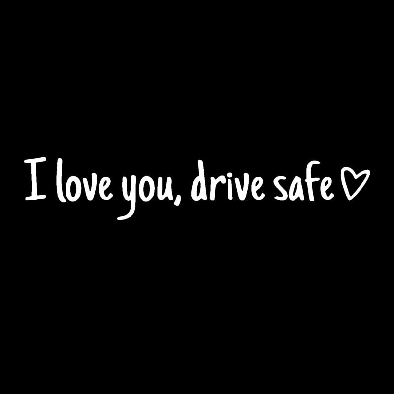 ✨1 KAUFEN, 1 GRATIS💓 „Ich liebe dich, fahr vorsichtig“-Aufkleber (4 Stück)