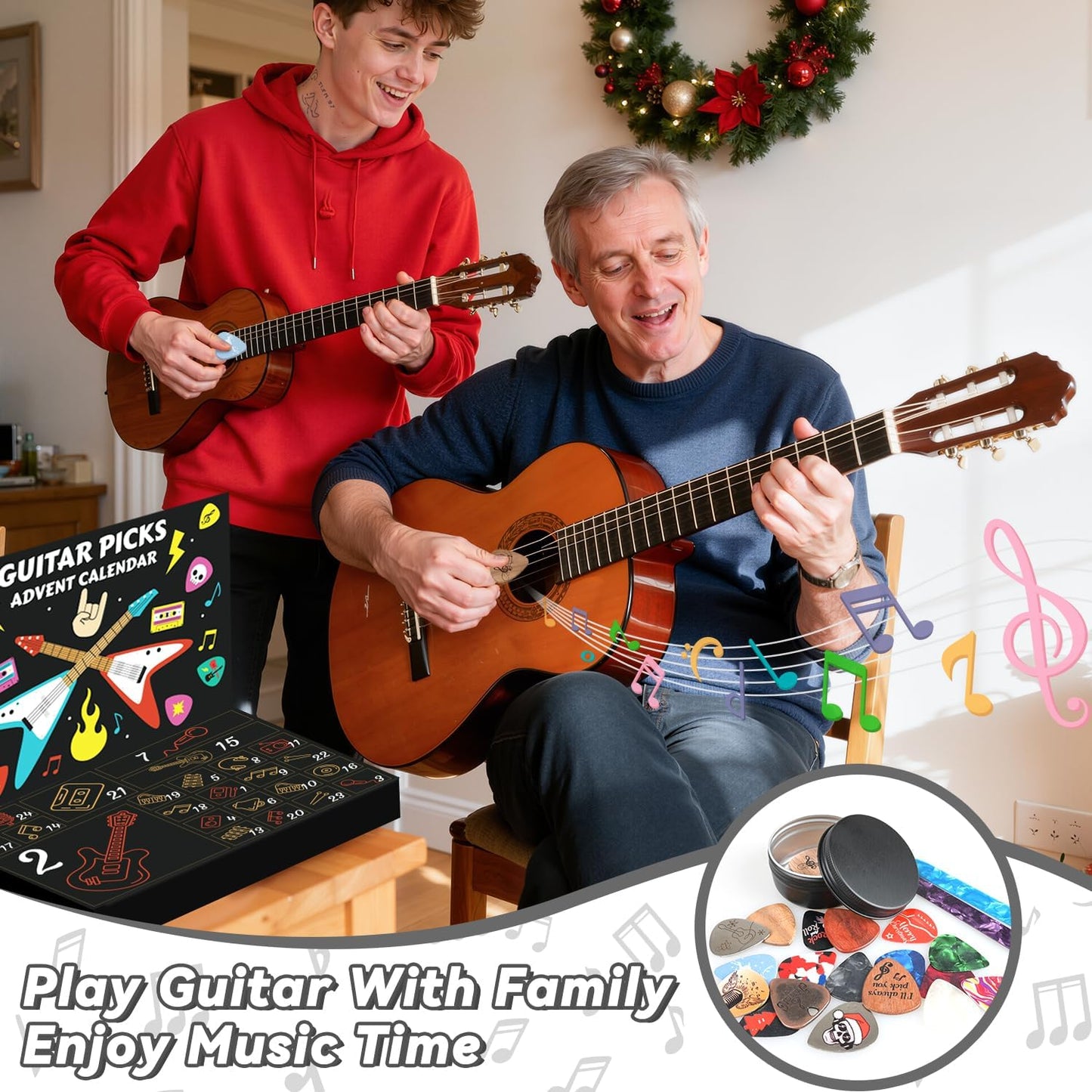 🔥LETZTER TAG 49 % RABATT – 🎸Gitarrenpick-Adventskalender 2025🎁