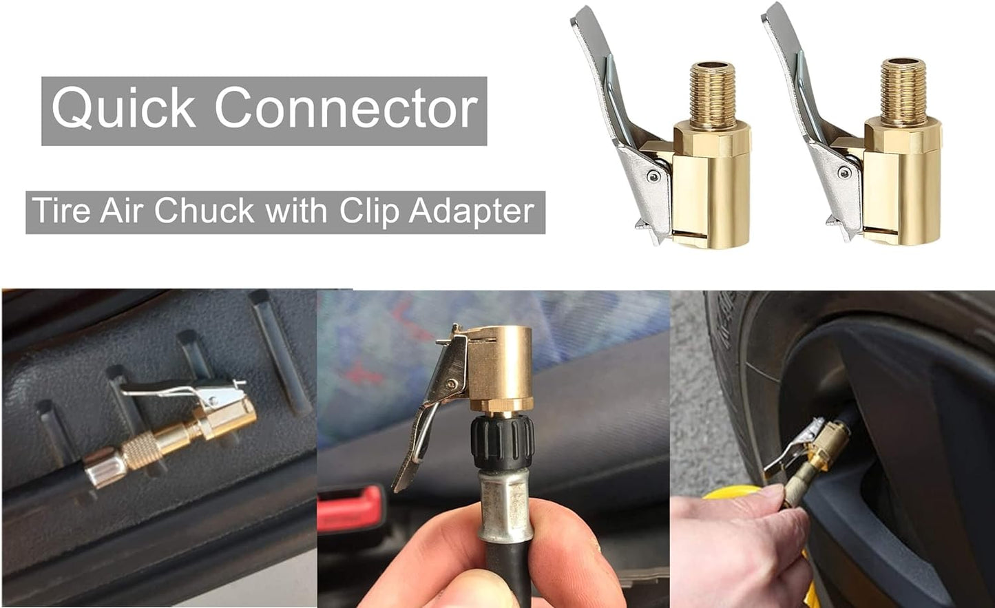🔥Letzter Tag mit 49 % Rabatt🔥 – 2er-Pack mit 8-mm-Luftfutter für Reifen mit Clip-Adapter