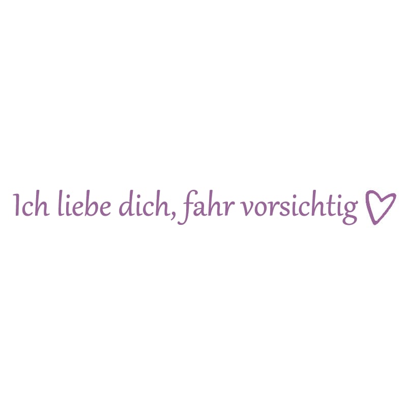 ✨1 KAUFEN, 1 GRATIS💓 „Ich liebe dich, fahr vorsichtig“-Aufkleber (4 Stück)