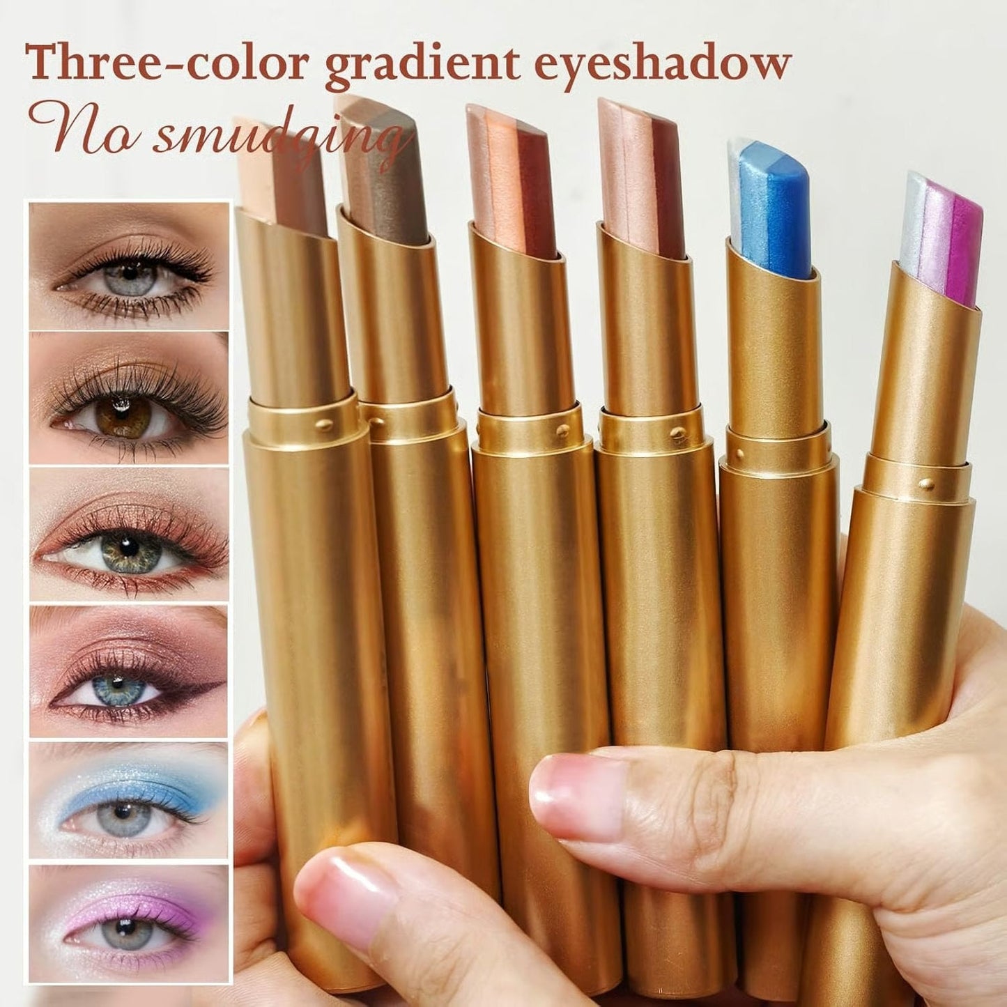 ✨3-Farben-Creme-Lidschattenstift | Geschmeidig und leicht zu verblenden