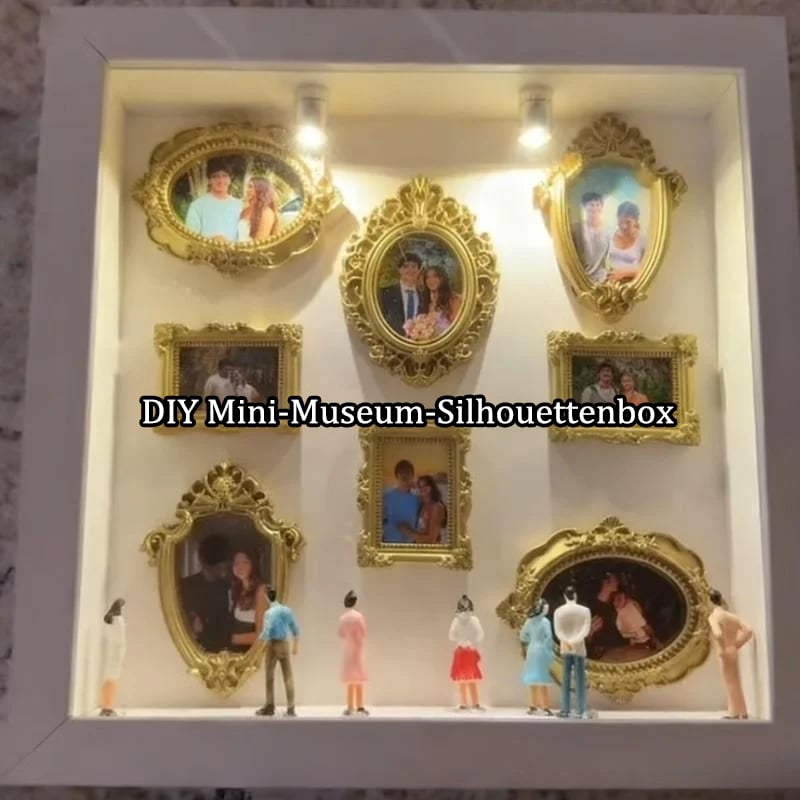 ✨DIY Mini-Museums-Silhouette-Box – Feiere deine einzigartigen Erinnerungen mit Stil 💖