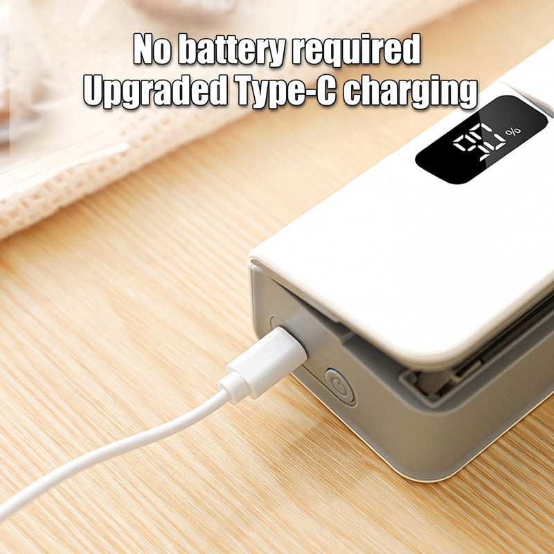 🔧Tragbare USB-Versiegelungsmaschine mit zwei Funktionen – Verschließen und Öffnen, LED-Anzeige mit 6 Einstellungen