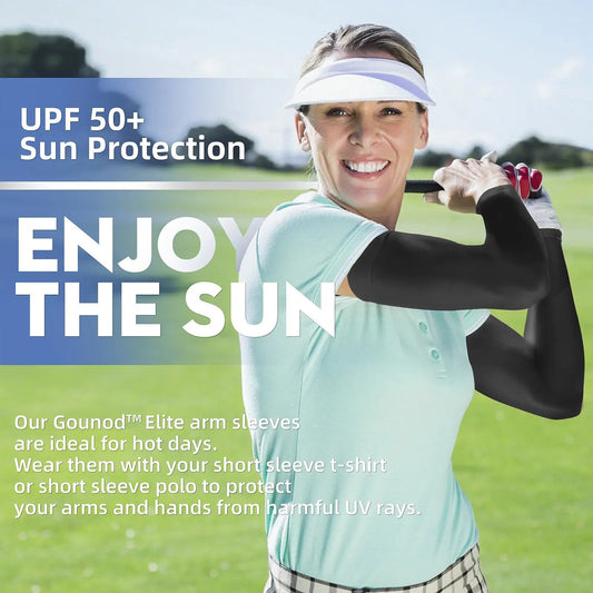 ☀️ Kühlende UV-Armstulpen mit UPF 50+ 🧊 | Hochdehnbares Kompressionsmaterial | Atmungsaktive UV-Schutz-Armstulpen für Damen und Herren