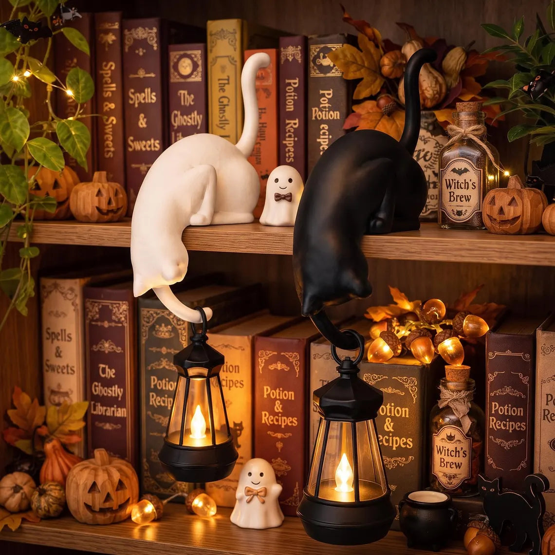 🐈‍⬛ Niedliche Katzen-Haken-Regaldekoration