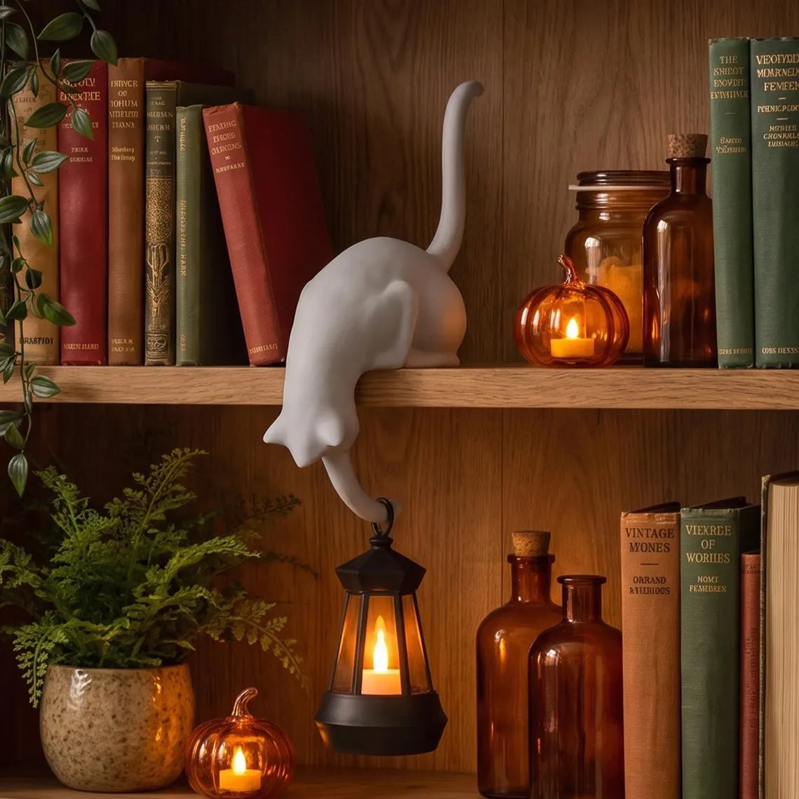 🐈‍⬛ Niedliche Katzen-Haken-Regaldekoration
