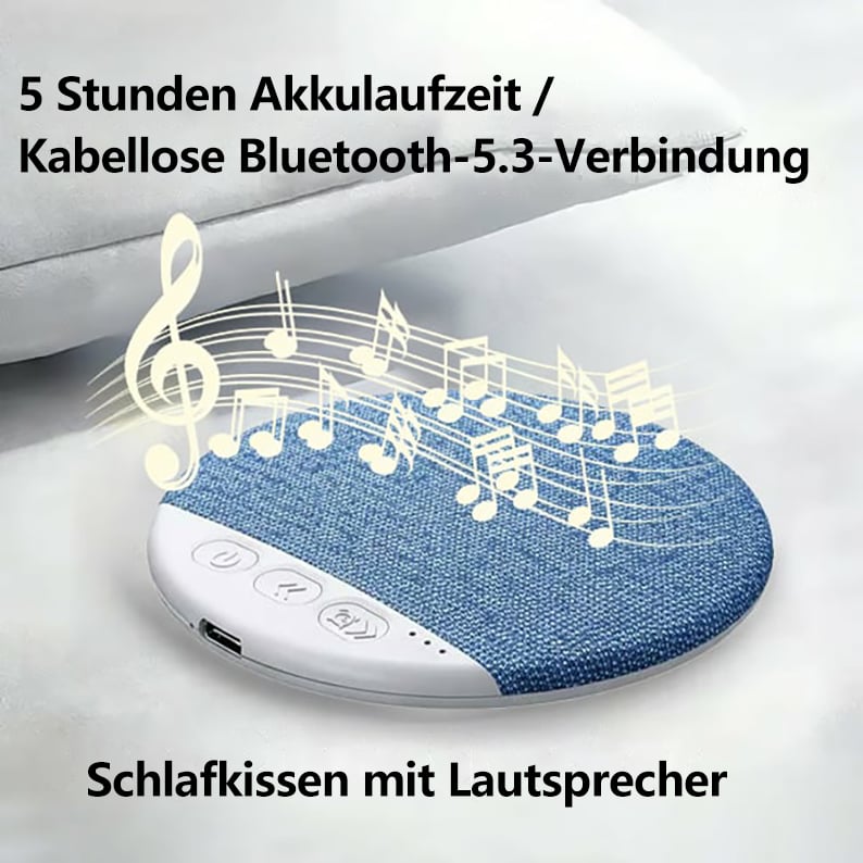 🔥S1 Ultradünner Bluetooth-Kissenlautsprecher mit Bluetooth 5,4 und Knochenleitungstechnologie
