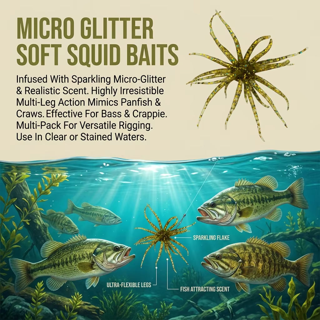 20 Stück Creature Bait-Würfelköder für das Bassangel