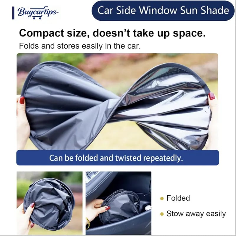 📢⏰Universeller statischer Sonnenschutz für das Seitenfenster