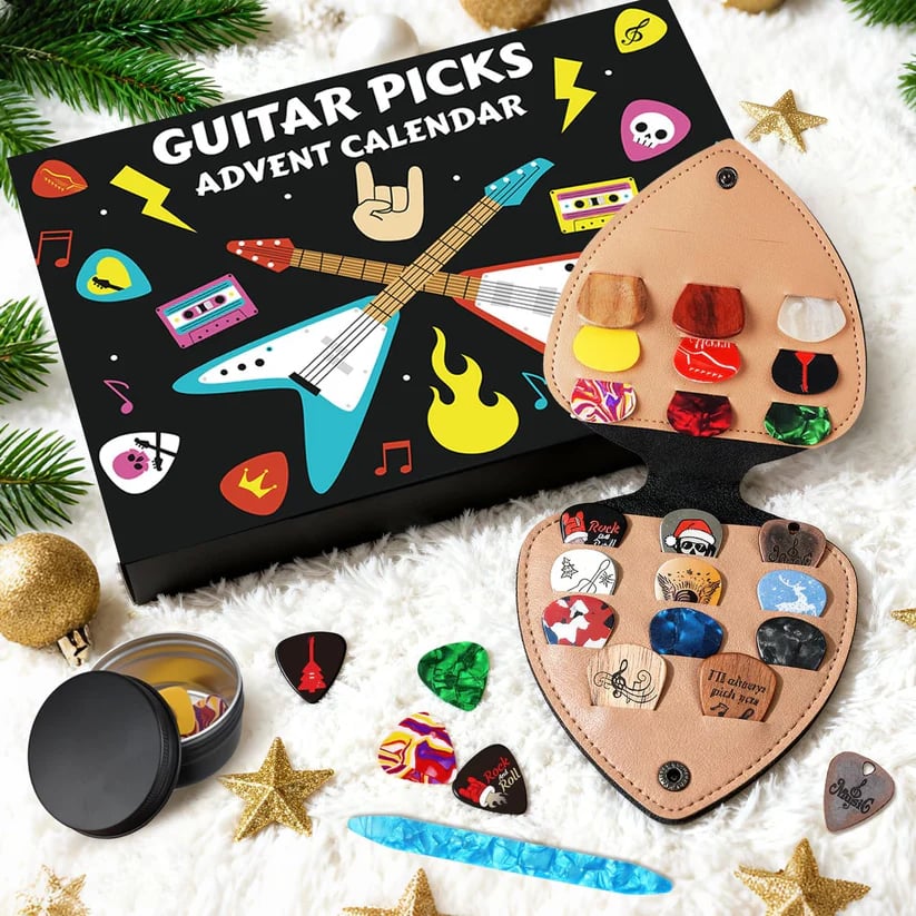 🔥LETZTER TAG 49 % RABATT – 🎸Gitarrenpick-Adventskalender 2025🎁