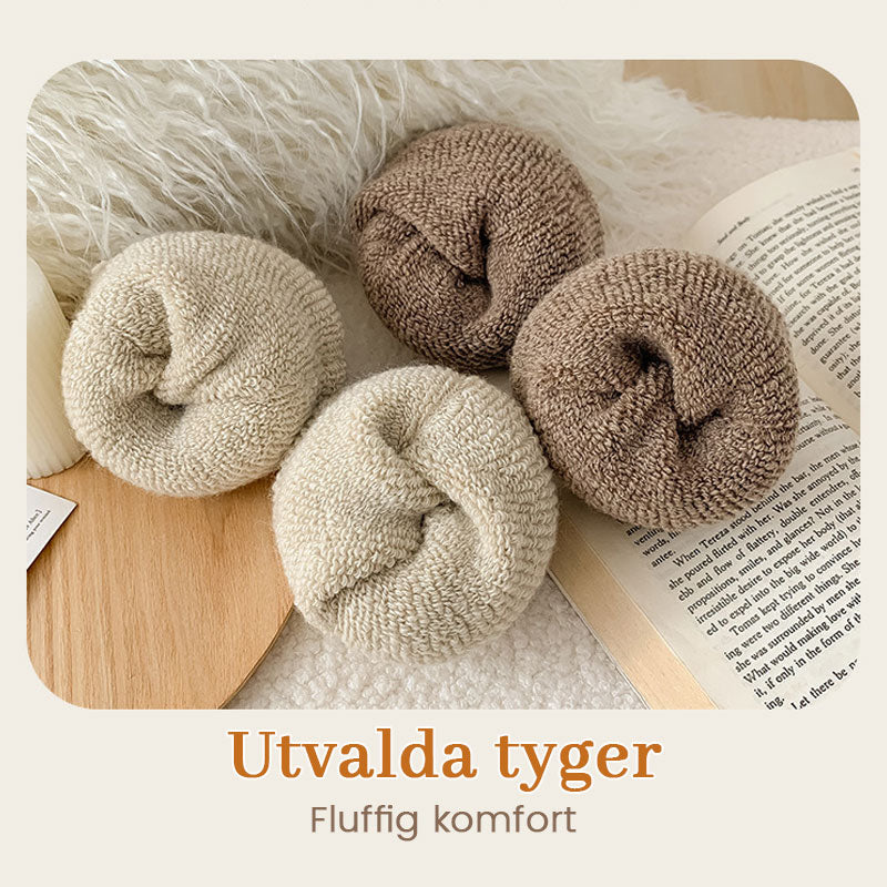 🧦5 Paar Wollsocken für Frauen - warme, mittelhohe Socken