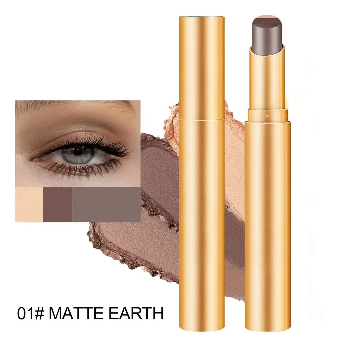 ✨3-Farben-Creme-Lidschattenstift | Geschmeidig und leicht zu verblenden