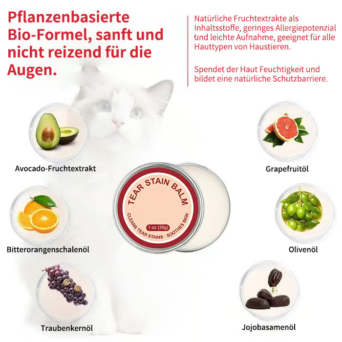 👀✨PET Tränenflecken-Schutzcreme & Bürsten-Set 🐱🐶 für Hunde und Katzen