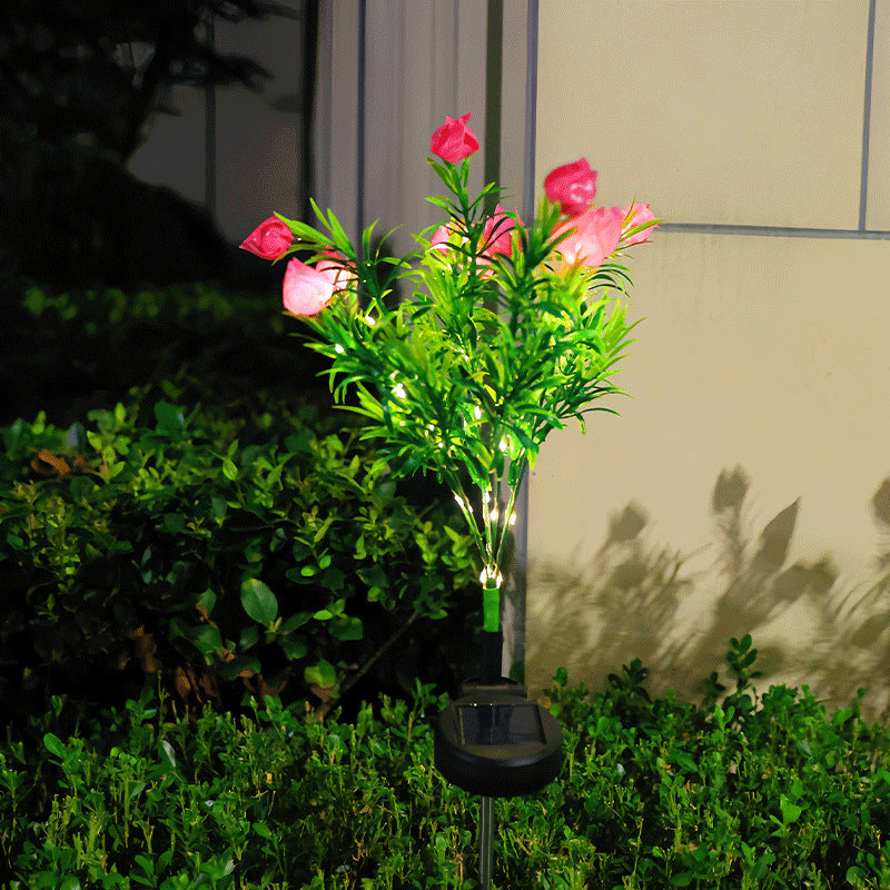🌸Solarbetriebene Blumenstecker-Lampen – wasserdichte Gartendekoratio