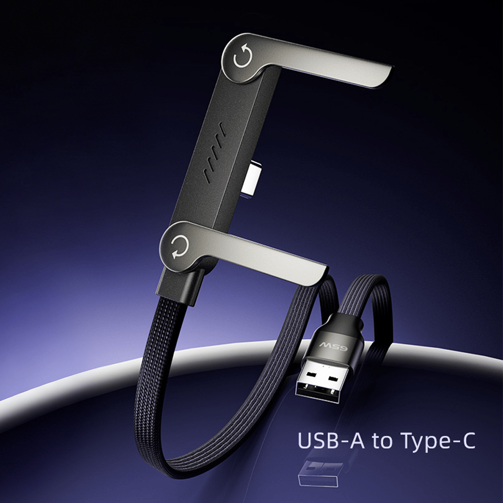 ⚡Unsichtbares 2-in-1-Ladekabel mit Halterung – 240-W-Schnellladekabel mit integrierter Handyhalterung