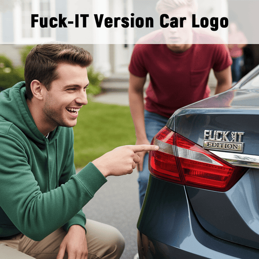 🔥Letzter Tag 50 % Rabatt🔥Fvck It Edition 3D-Emblem-Aufkleber, lustige Aufkleber für Auto, LKW, SUV, Motorrad