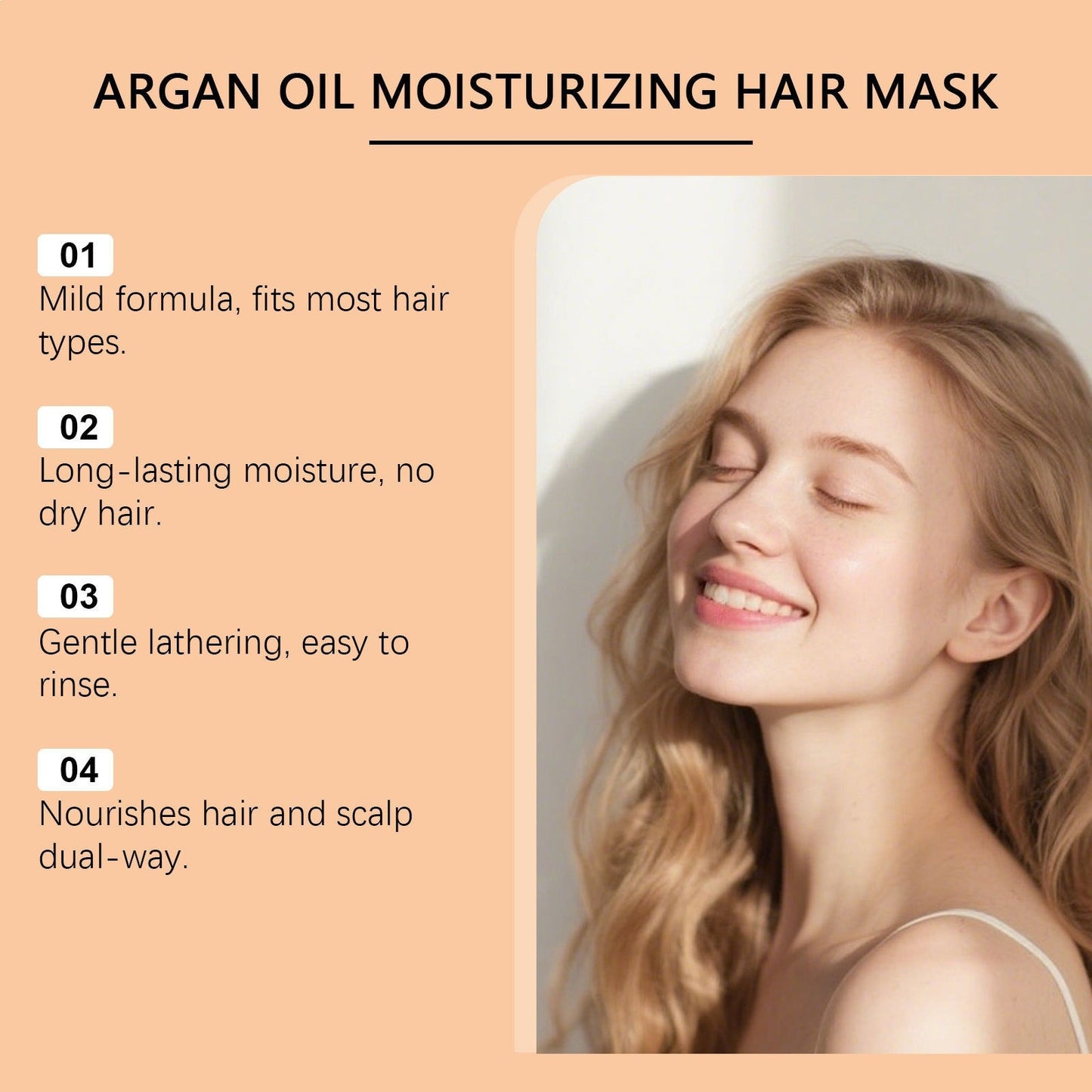 🧴Arganöl-Haarpflege-Set – Ultimative Feuchtigkeitspflege und Reparatur für glänzendes Haa
