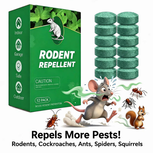 🌿Natürliche Pfefferminz-Kugeln zur Abwehr von Nagetieren (12er-Pack) – Halten Sie Ratten, Mäuse und Schädlinge sicher fer