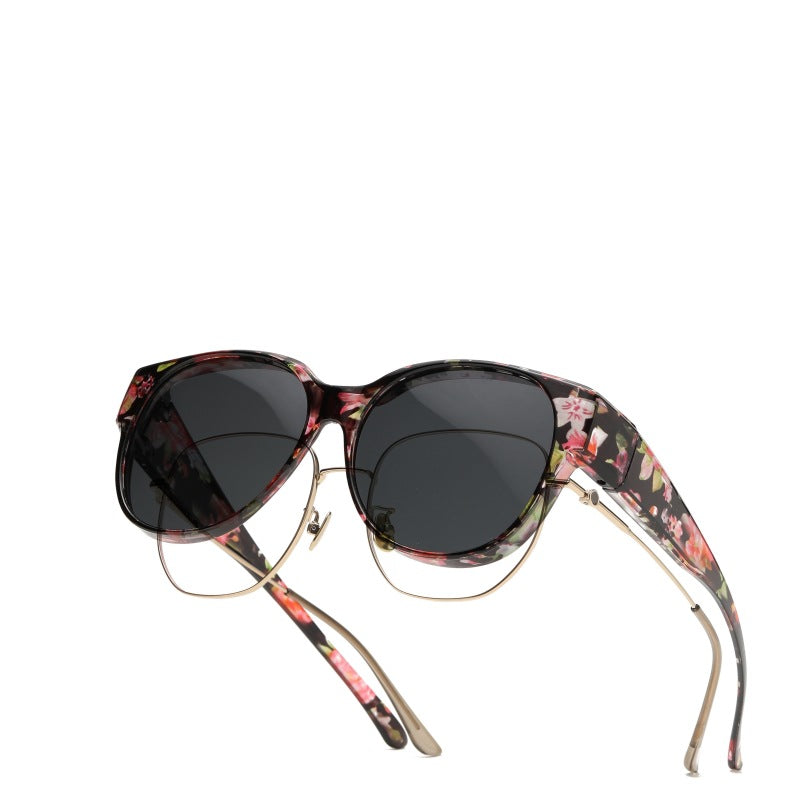 🕶 Neue Sonnenbrille im Cat-Eye-Stil in Übergröße, mit polarisierten Gläsern und UV400-Schutz