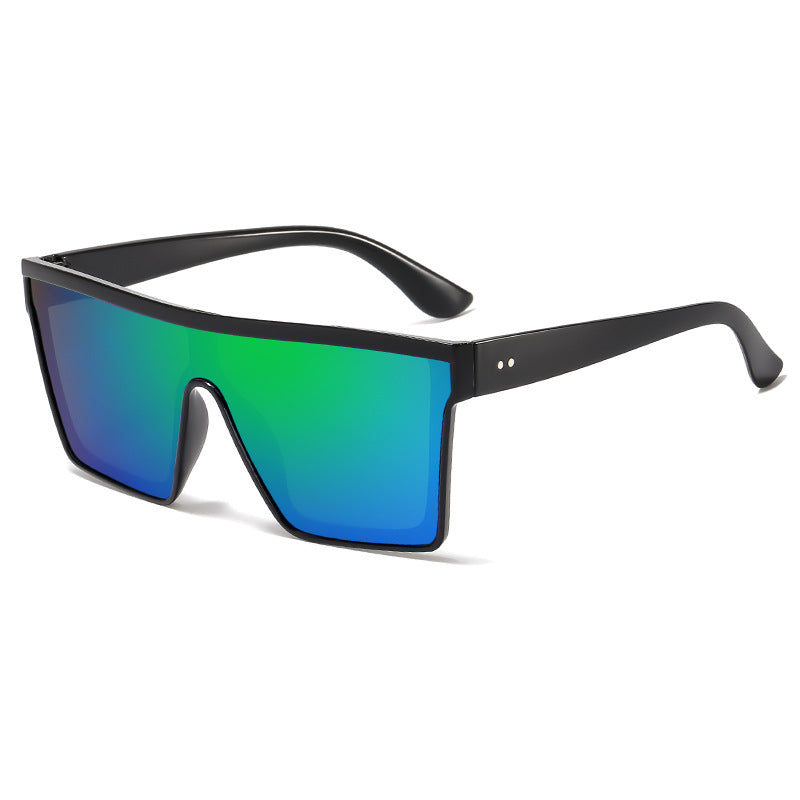 👓Große eckige Sonnenbrillen für Damen und Herren, Sonnenbrillen im Punk-Stil