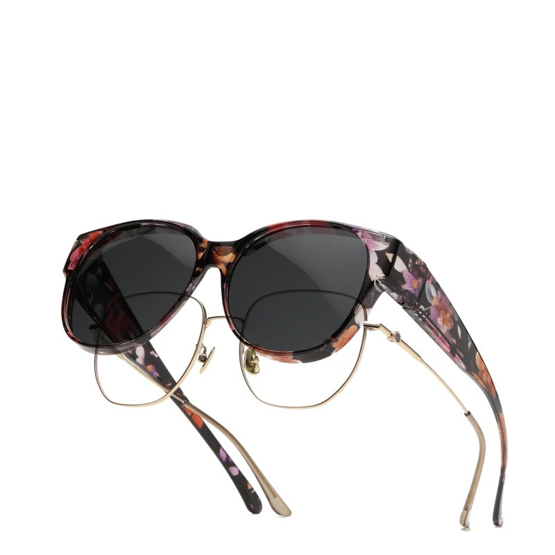🕶 Neue Sonnenbrille im Cat-Eye-Stil in Übergröße, mit polarisierten Gläsern und UV400-Schutz