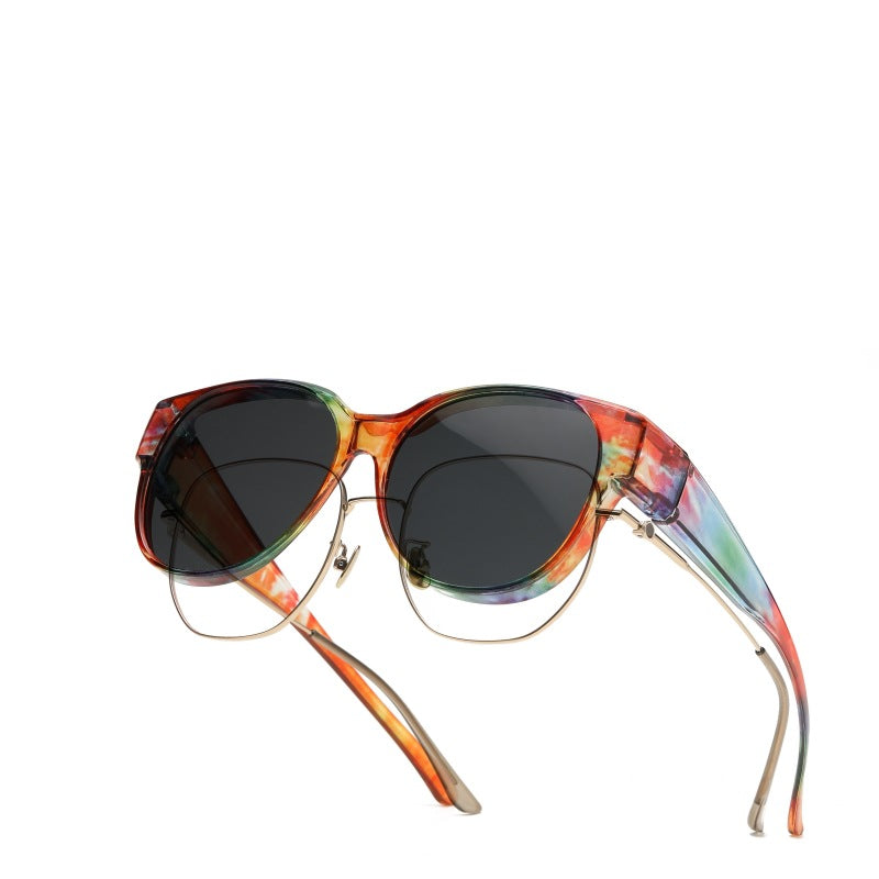 🕶 Neue Sonnenbrille im Cat-Eye-Stil in Übergröße, mit polarisierten Gläsern und UV400-Schutz