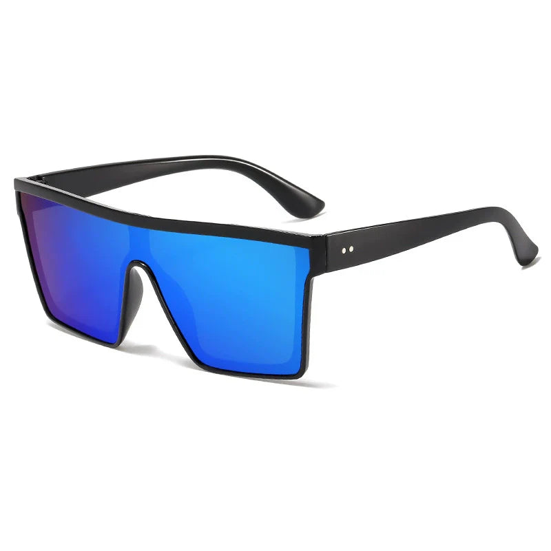 👓Große eckige Sonnenbrillen für Damen und Herren, Sonnenbrillen im Punk-Stil